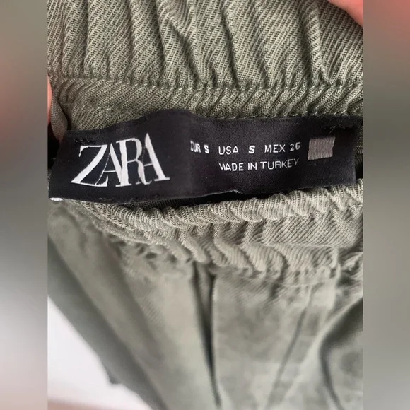 ZARA army green cargo pants - Picture 4 of 4